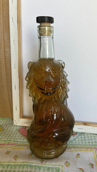 Leao garrafa de vidro vazia sporting licor vidro bar