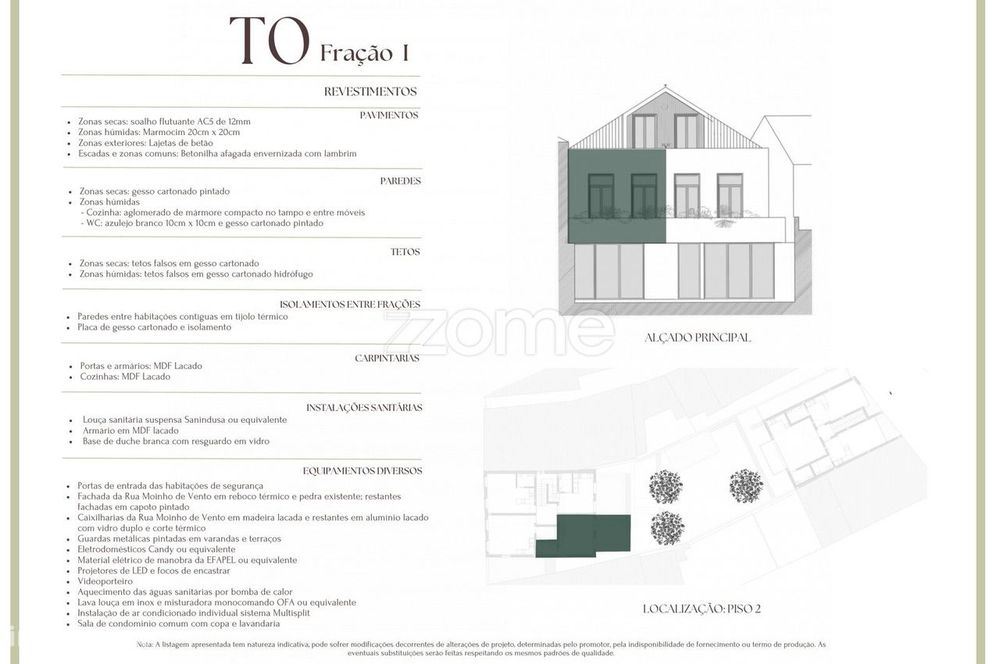 Apartamento T0 I Condominio Moinho de Vento