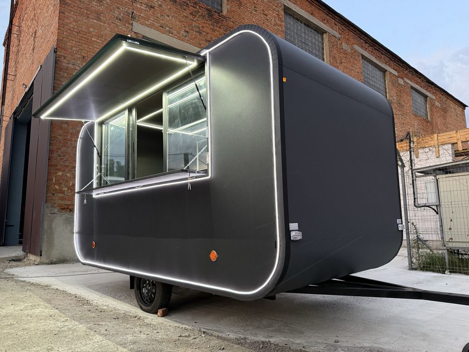 Торговий кіоск-причіп, фастфуд, кавярня, каліфорнія, шаурмічна, бургер