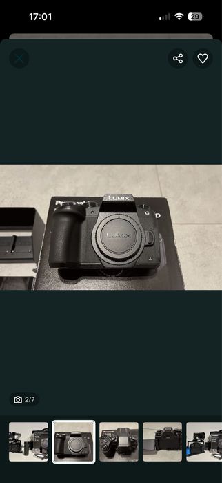 Lumix g80 body + dodatki