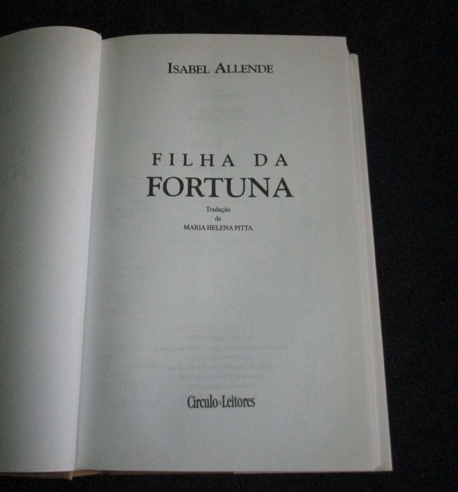 Livro Filha da fortuna Isabel Allende 1999
