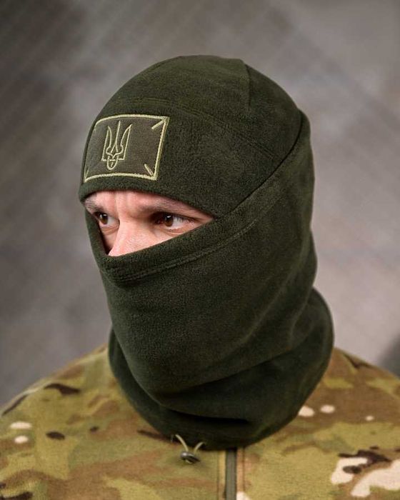 Тактична балаклава флісова олива Polar 280 військова шапка баф / маска