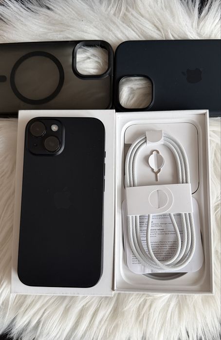 Iphone 15, 256 GB- tytanowy czarny, stan idealny