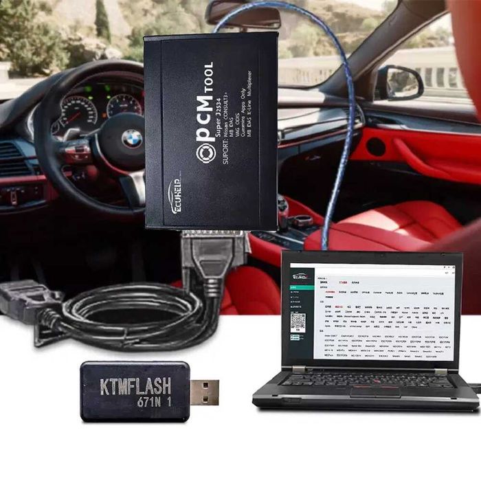 PCMtool SM2 Pro Programador PCMflasher Ecuhelp e Passthru