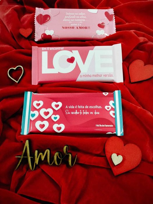 Chocolates Personalizados Dia dos Namorados