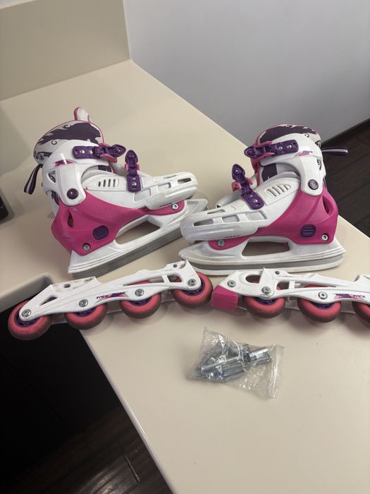 Łyżworolki 2w1  rozm 34-37