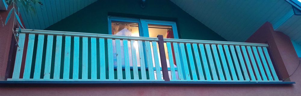 Balustarada/balustrady, X/x, balkonowe, tarasowe, poziome