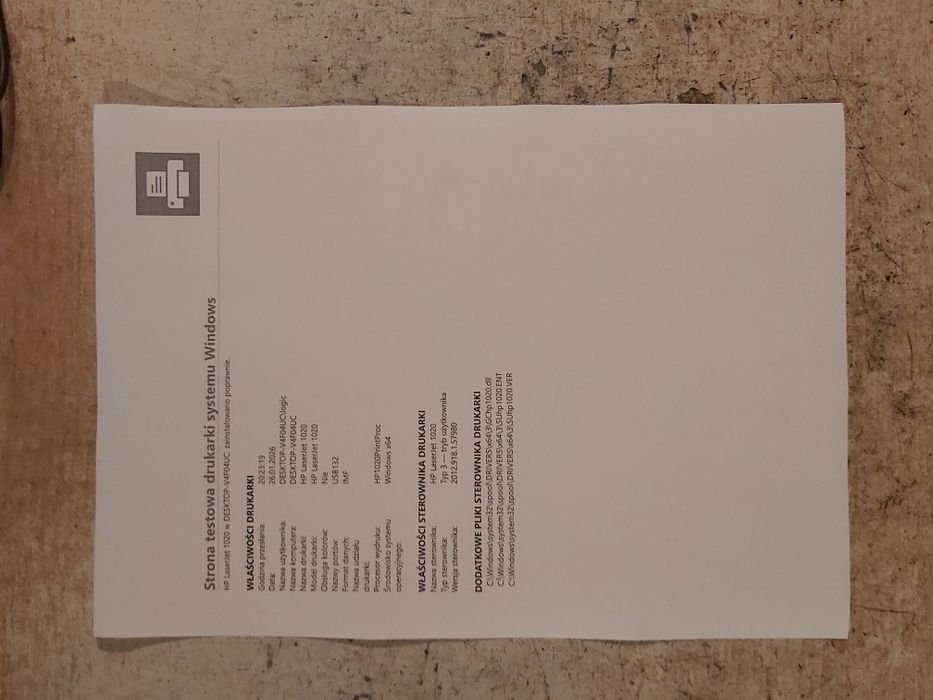 Drukarka Hp Laserjet 1020