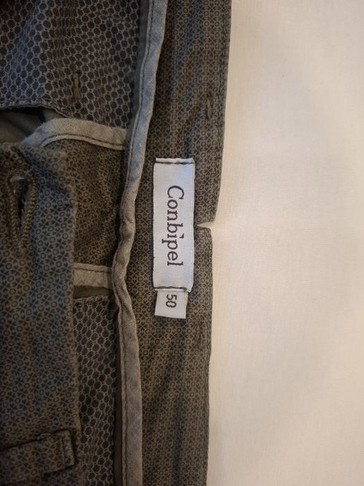 Spodnie materiałowe męskie Conbipel 50 L khaki