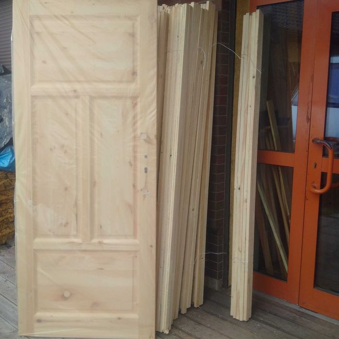 drzwi drewniane sosnowe Mocne Solidne Rustykal Producent
