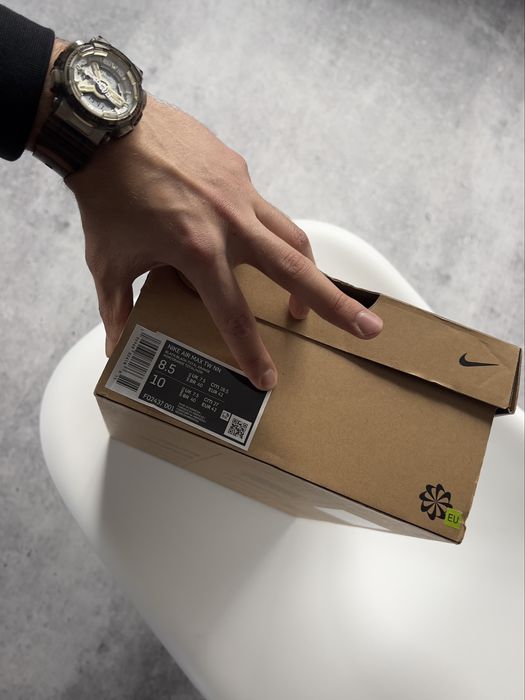 Оригінал! Nike Air Max TW NN Grey/Black/Orange, 42: (26,5 см) Як Нові!