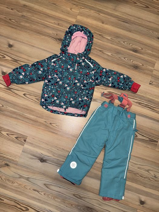 Komplet na śnieg kombinezon narciarki Smyk 86 92