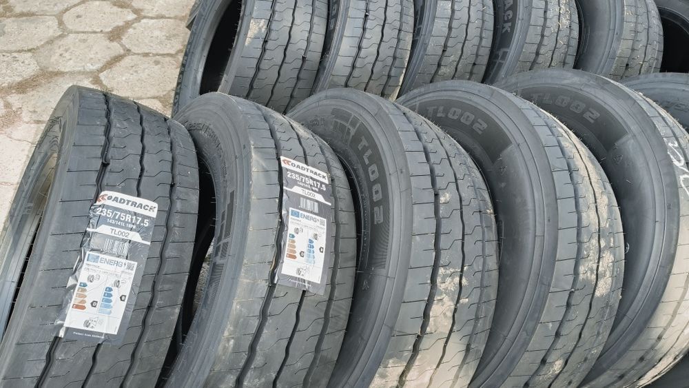 Opony 235/75R17.5 Roadtrack TL002 naczepa nowe laweta niskopodwoziowe lohr autotransporter 3pmsf M+S 143L 18PR (480 netto) TANIE I DOBRE