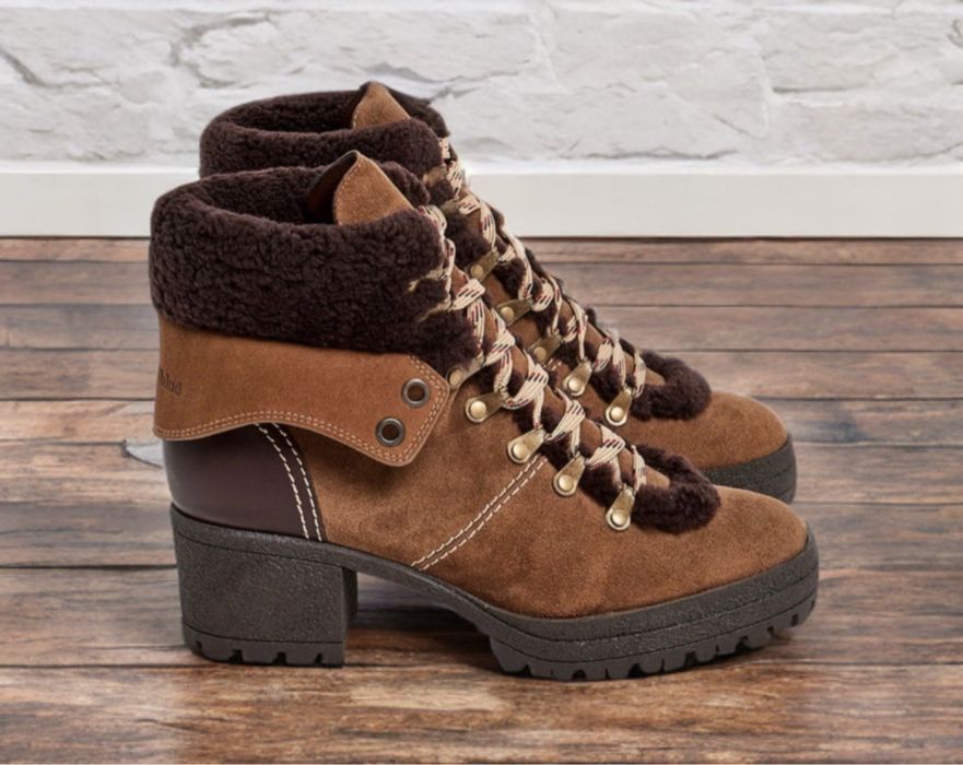 See by Chloé botki skóra unikat rare Eileen boots hiking