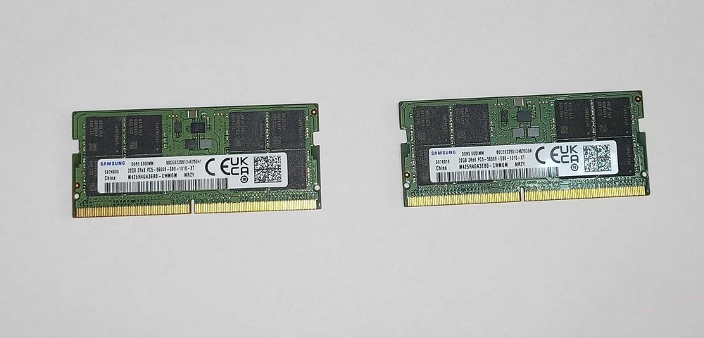 Memórias Samsung Sodimm 32GB DDR5 5600Mhz – Uni/Lote