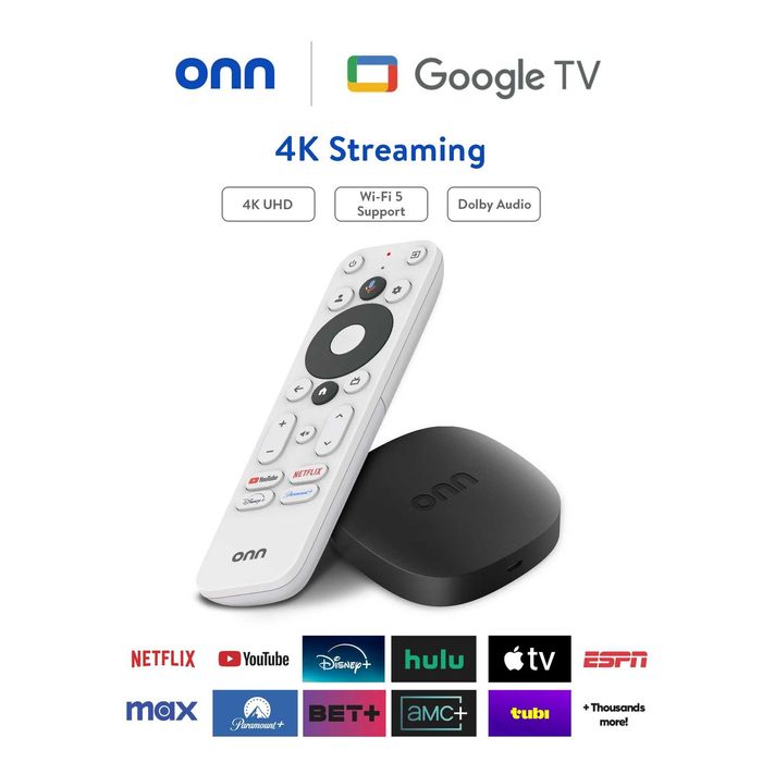 ONN Box Streaming Google TV 4K UHD IPTV - Novas Seladas