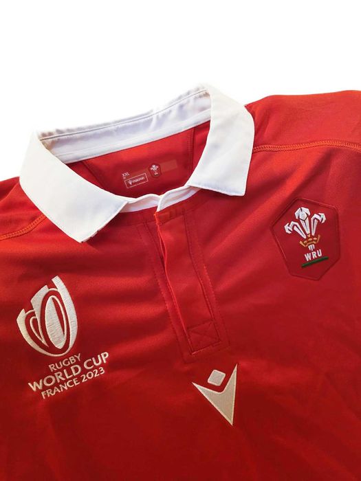 Replika koszulki z Mistrzostw Świata Rugby 2023 - Walia - Macron XL