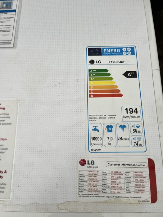 Maquina lavar roupa LG 7kg