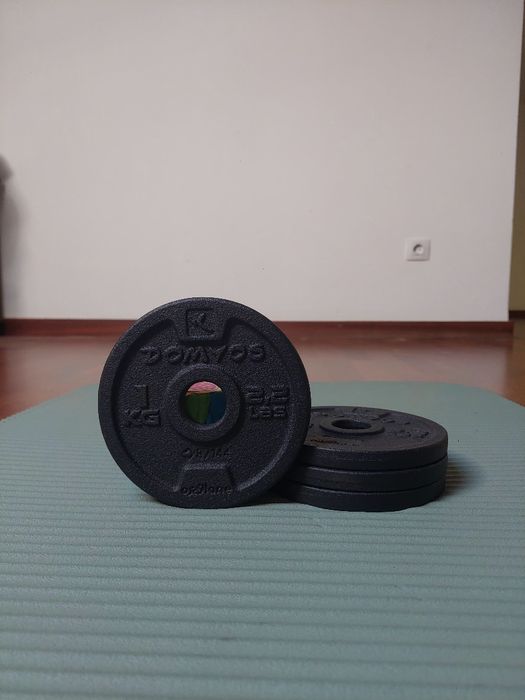 Barras e Discos de Musculação