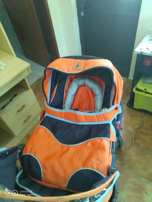 Conjunto Carrinho +Ovo+ acessórios de bebê