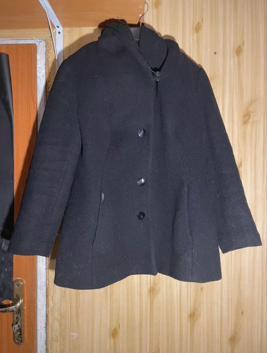 Płaszcz 70% wełna XL