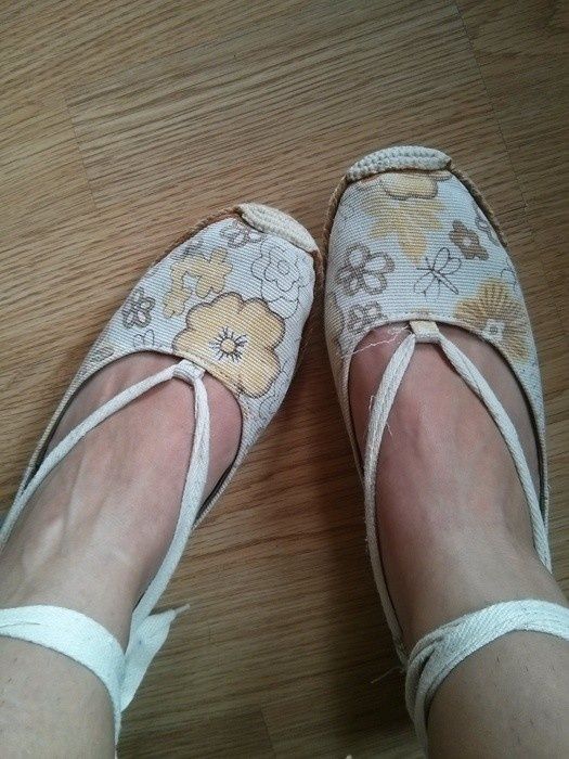 Wiązane buty, espadryle Heavy Duty z materiału, rozmiar 39