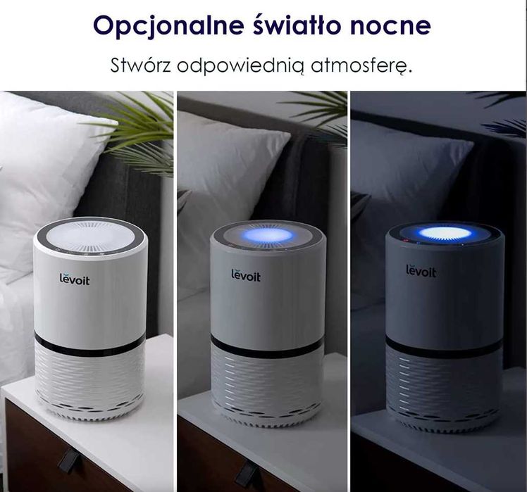 Oczyszczacz powietrza Levoit LV-H132 HEPA  + dodatkowe, nowe filtry