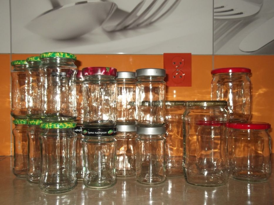 Słoiki mix - 50 groszy za sztukę do 0.5l, większe też posiadam..