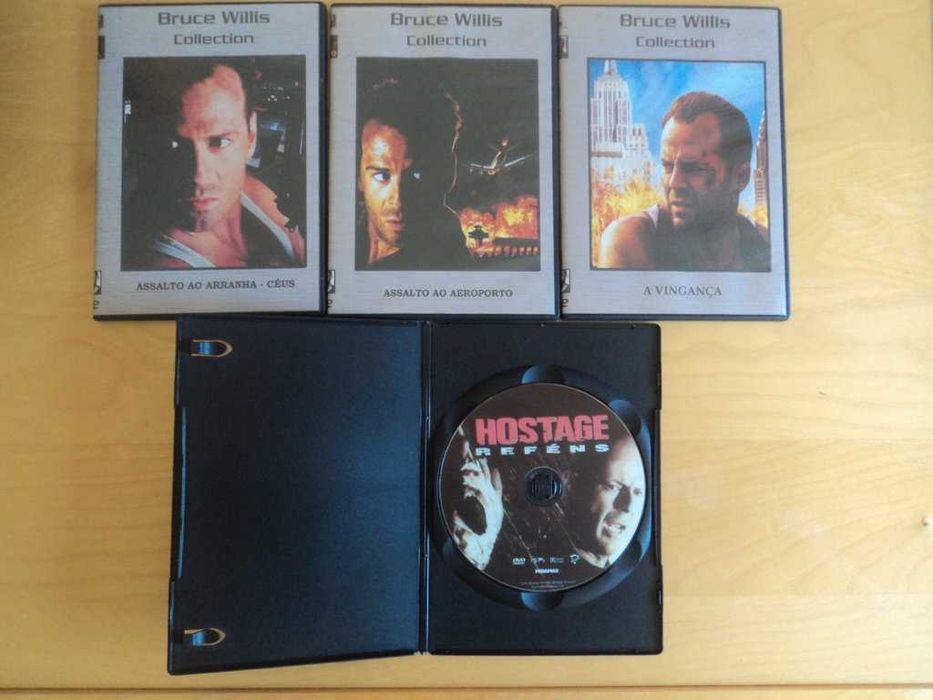 coleção dvd Bruce Willis