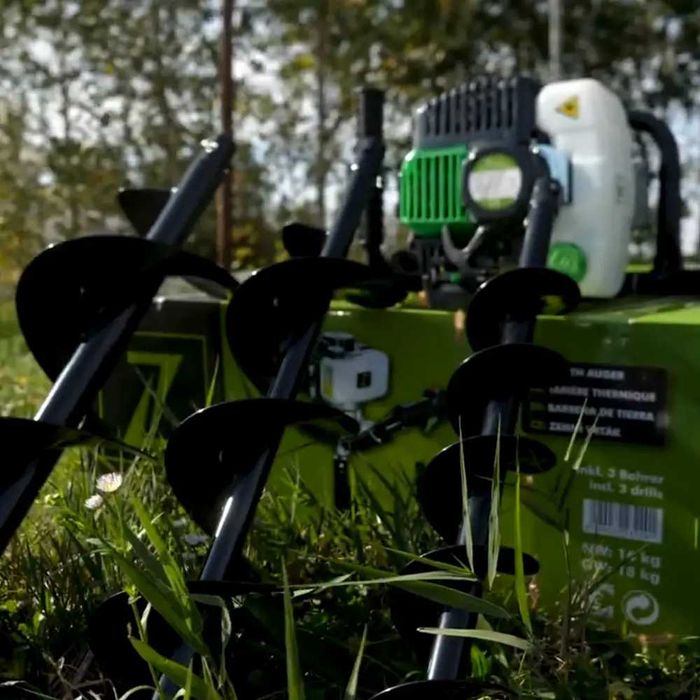 Бензобур Zipper ZI-ELB70 бур для землі бурильна машина ямобур Австрія гарантія 12 місяців
