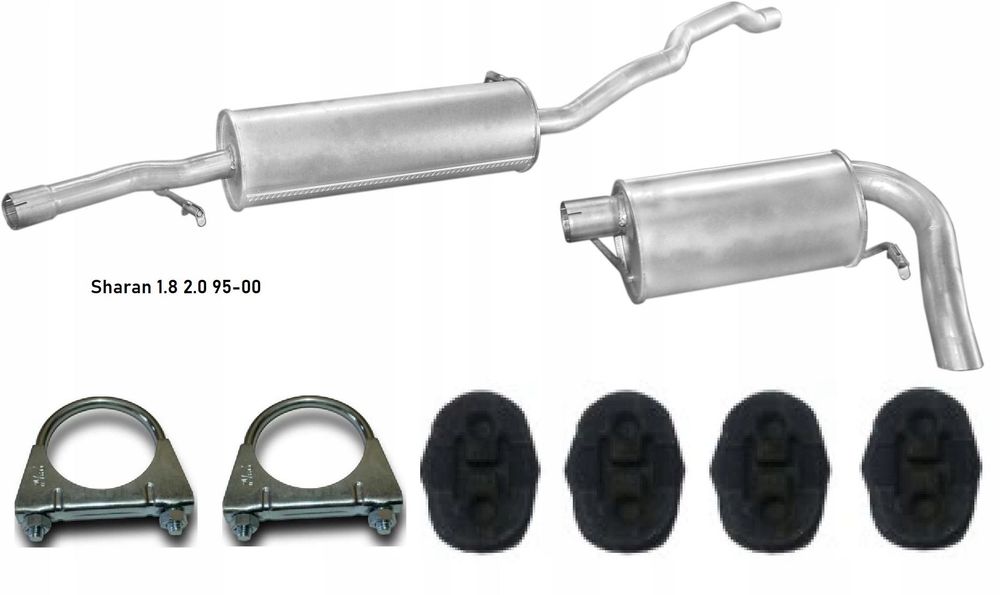 Глушник резонатор  Wv Sharan Alahambra Ford Galaxy