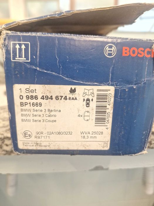 Pastilhas de travão