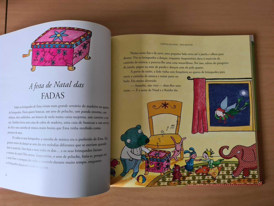 Livro infantil "Contos de Natal" de Enid Blyton