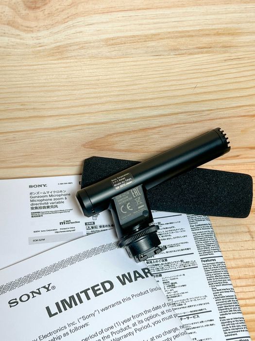 Sony ECM-GZ1M - Video Microfone - Sony Mi Shoe