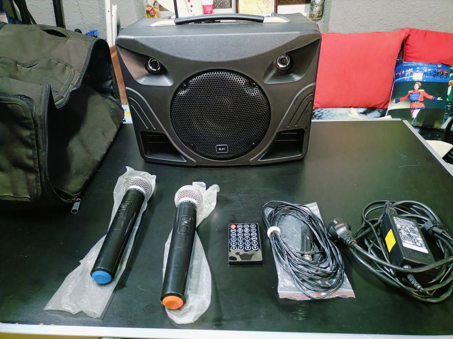 Coluna Portátil QTX com bolsa de transporte