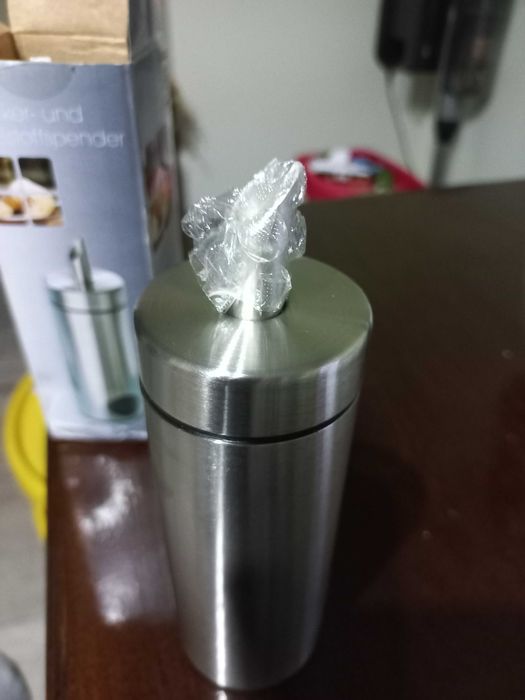 cukiernica dozownik do cukru ,słodzika 2w1 stal nierdzewna