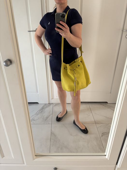 Torebka worek Kate Spade skóra bydlęca