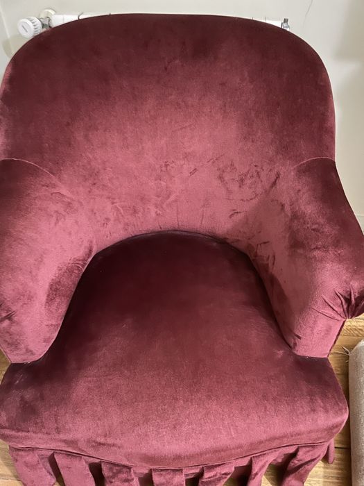 Poltrona senhorinha bordeaux