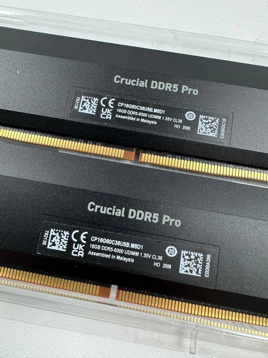 Оперативна пам'ять Crucial Pro RAM DDR5 DIMM Kit 2x16GB 6000MHz CL36