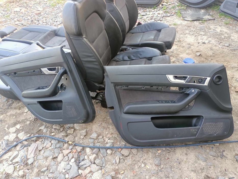Fotele audi a6 c6 alcantara 2004 - 2011