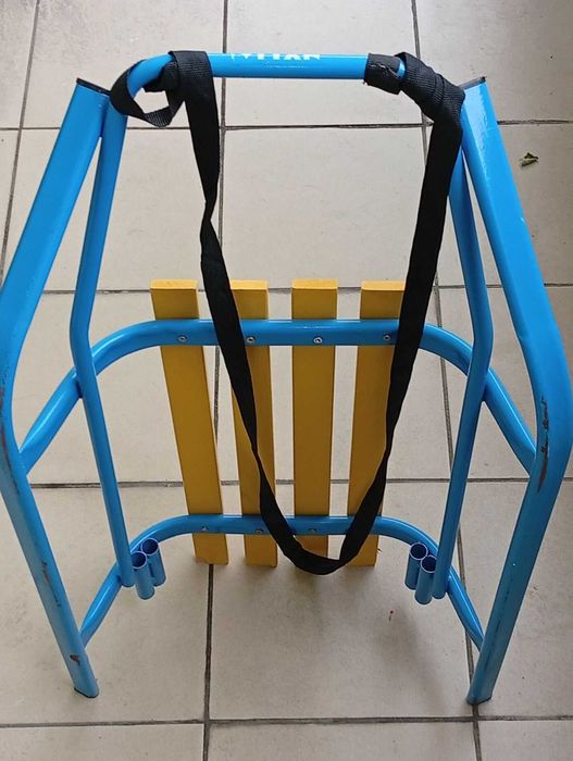 Санки зимние, синие, Санки детские