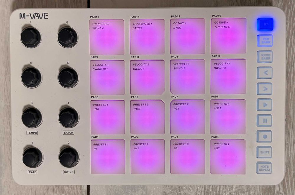 M-VAVE SMC-PAD Midi Controller