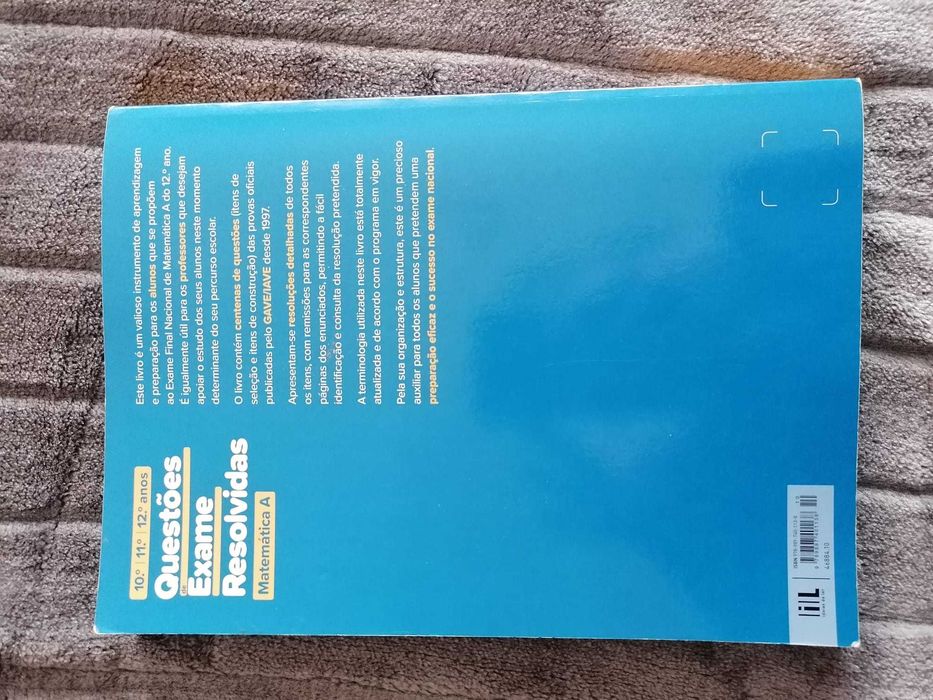 Livro de exercícios de exame matemática A 10º/11º/12º