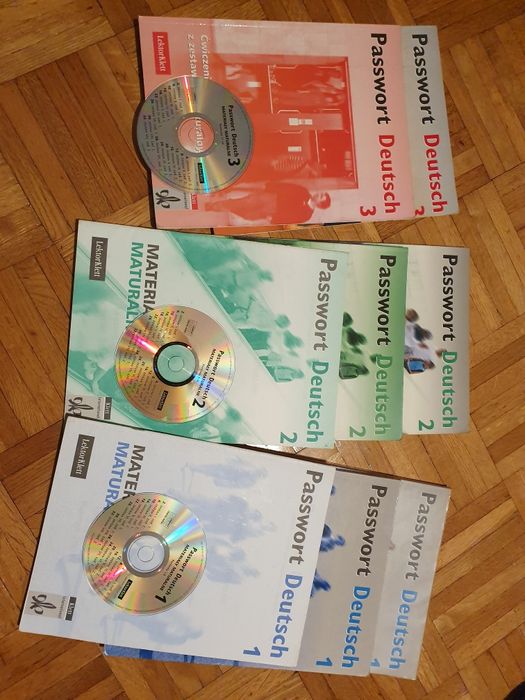 Nauka niemiecki Passwort Deutsch 1, 2, 3 komplet