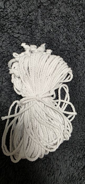 Пояс макраме білий