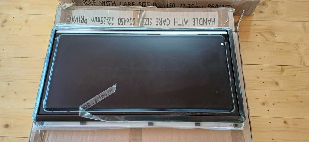Okno w ramie 90x45 oraz 110x45 przyczepa kamper bus