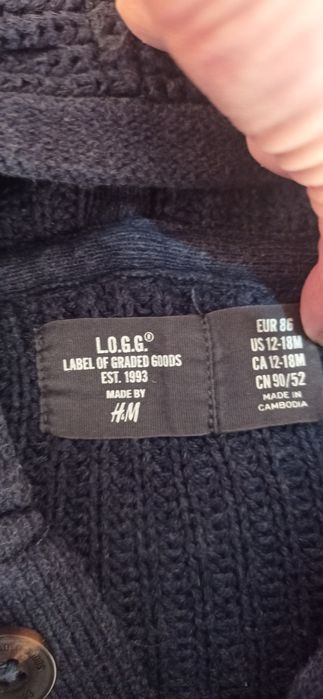 Sweter H&M rozmiar 86-92