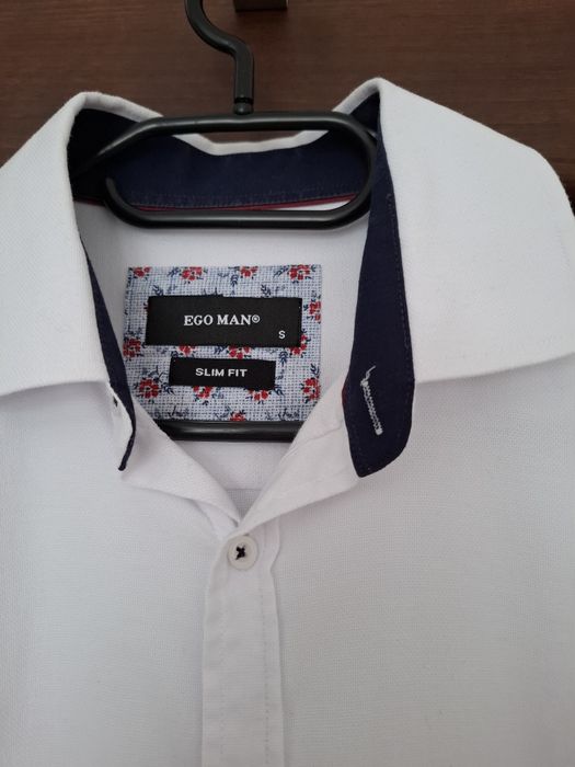 Biała koszula chlopięca / męska Slim fit, rozmiar S,  jak nowa