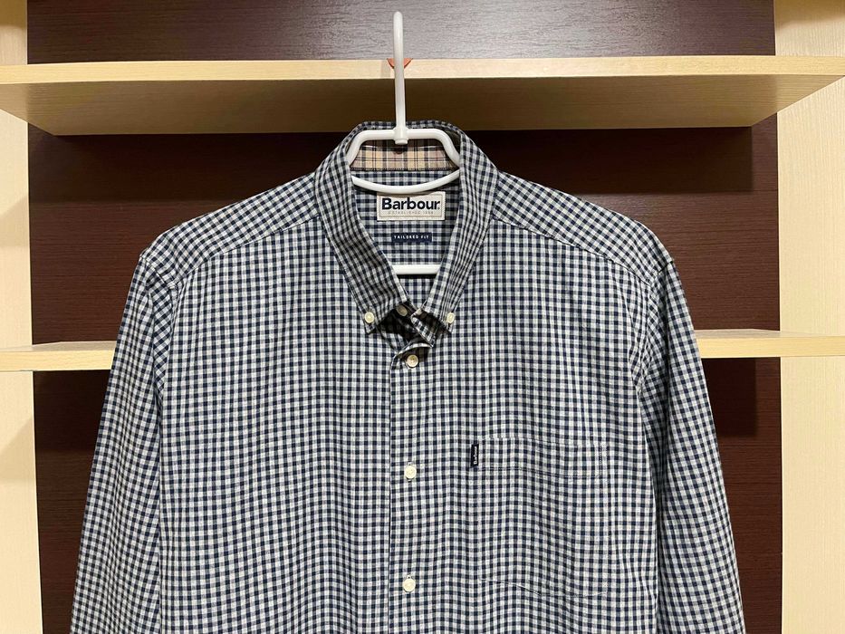 Barbour, оригінал сорочка в клітинку М/L