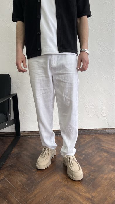 NEW Original ! Бавовняно льняні штани ZARA
